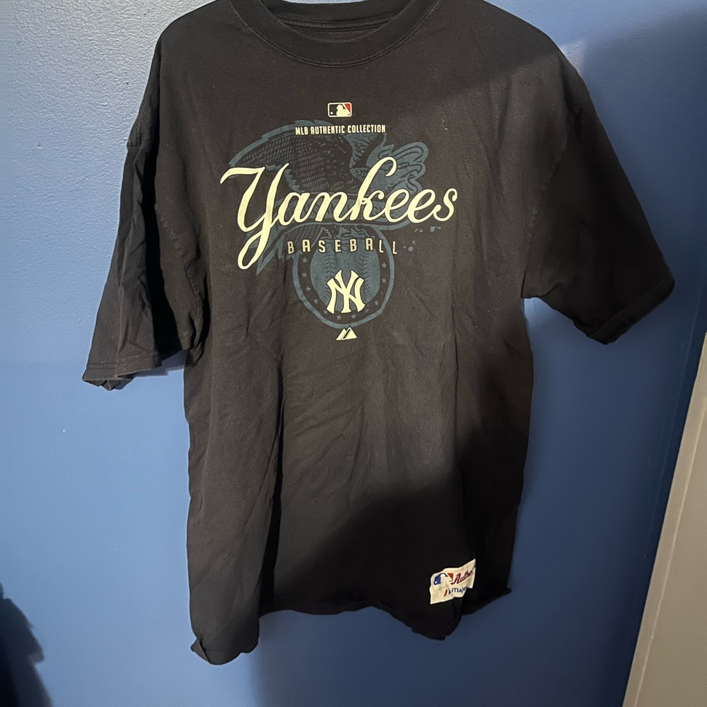 Majestic Authentic Black T-Shirt